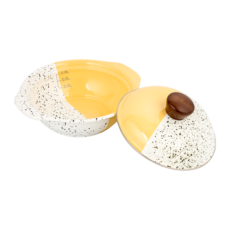 エナメルV字型ポット