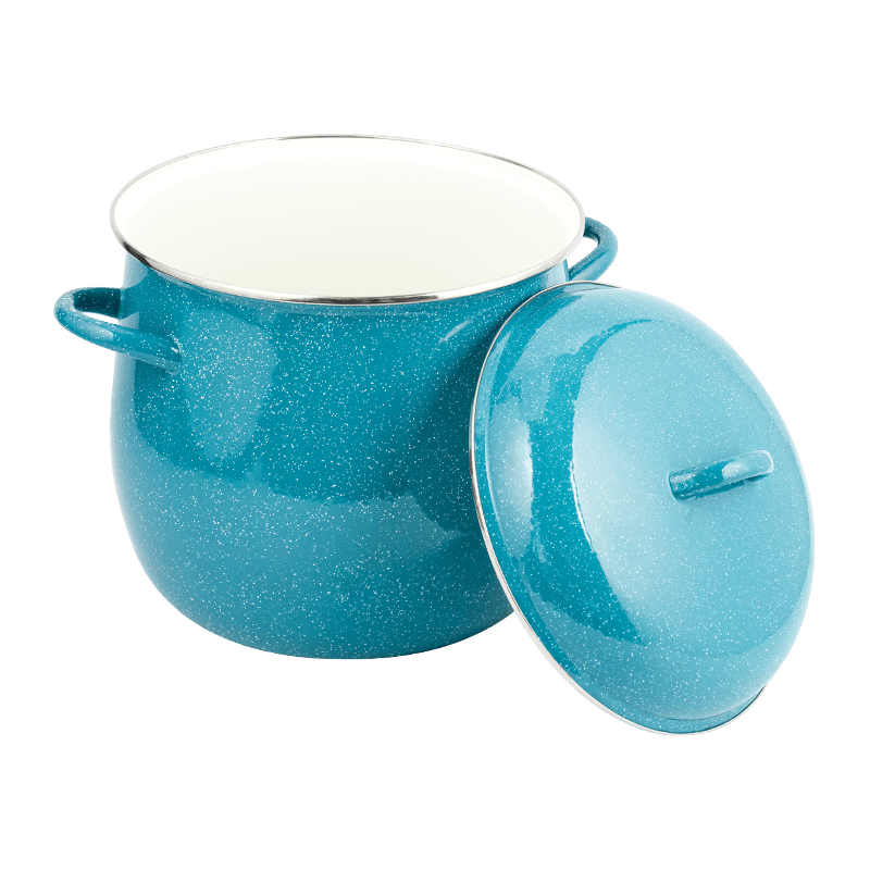 26cmのエナメルが強化されたストックポット