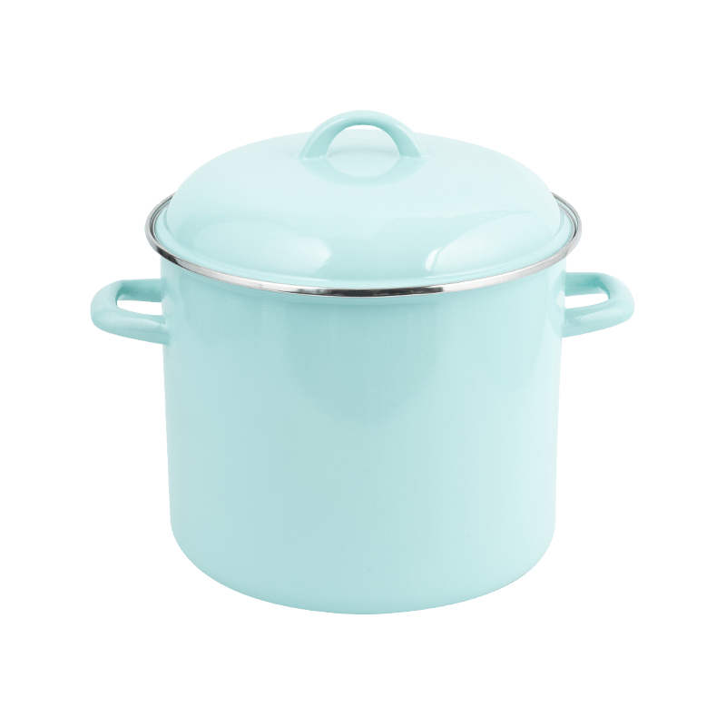 755Dエナメルダブルハンドルの背の高いバケツ