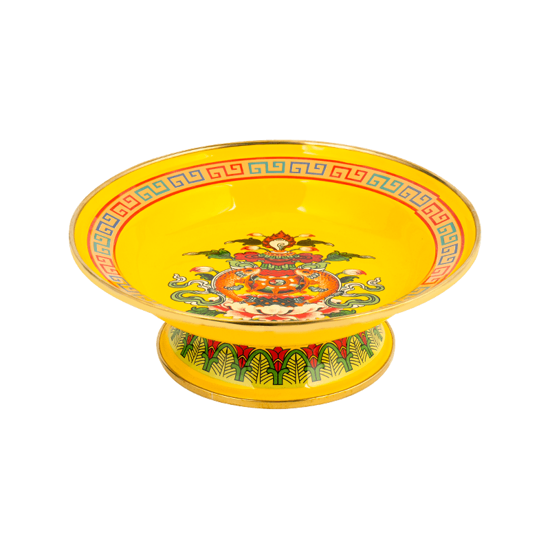 大容量のエナメル製品提供プレート