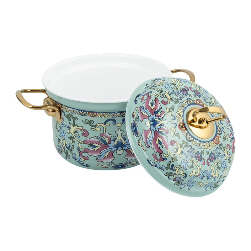 753dエナメルフレアリムスピル耐性ストレートポット