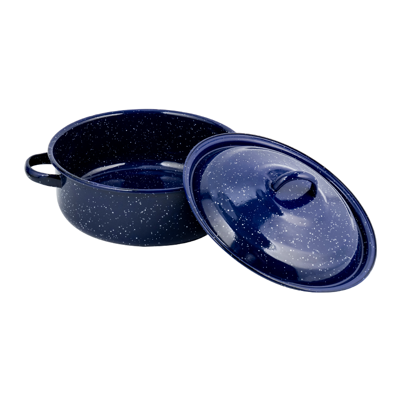 768Dエナメルフレアリムストレートローストックポット