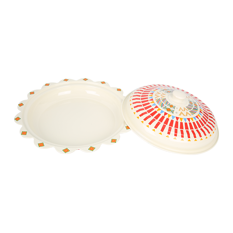 40cmのエナメル太陽型の鍋