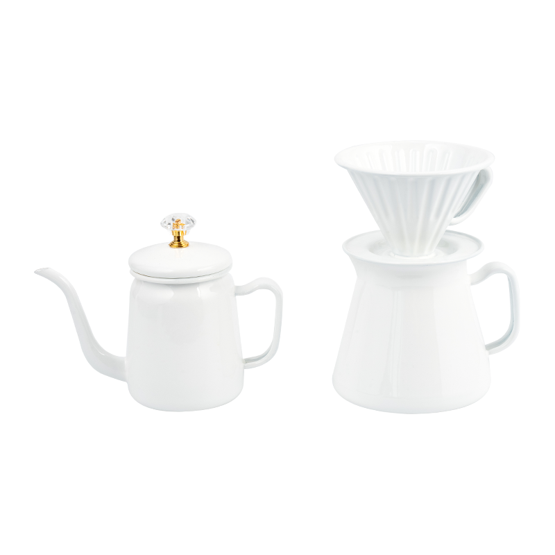 エナメルコーヒーの調理器具キット